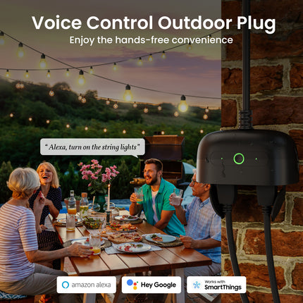 GHome Wi-Fi Outdoor Smart Dual Plug WP7