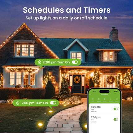 GHome Wi-Fi Outdoor Smart Dual Plug WP7