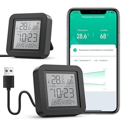 Smart WiFi Thermometer Hygrometer S09