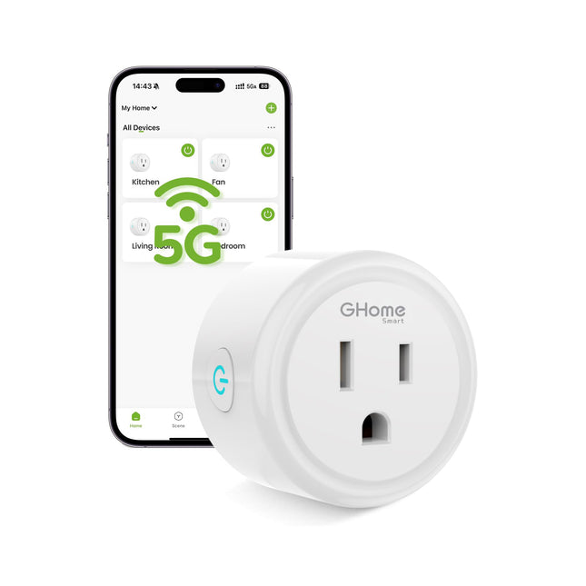 GHome Wi-Fi 5G Smart Plug 15A WP3-A