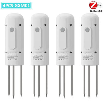 （Zigbee Plant Monitor Outdoor Soil Temperature Meter Moisture Humidity Tester Sensor Garden Automation Irrigation TUYA Detector