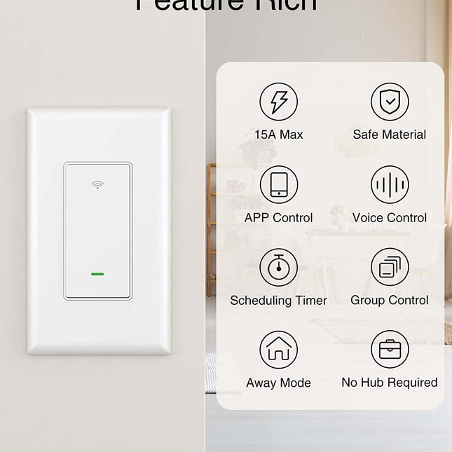 GHome Smart Light Switch Single-Pole SW5