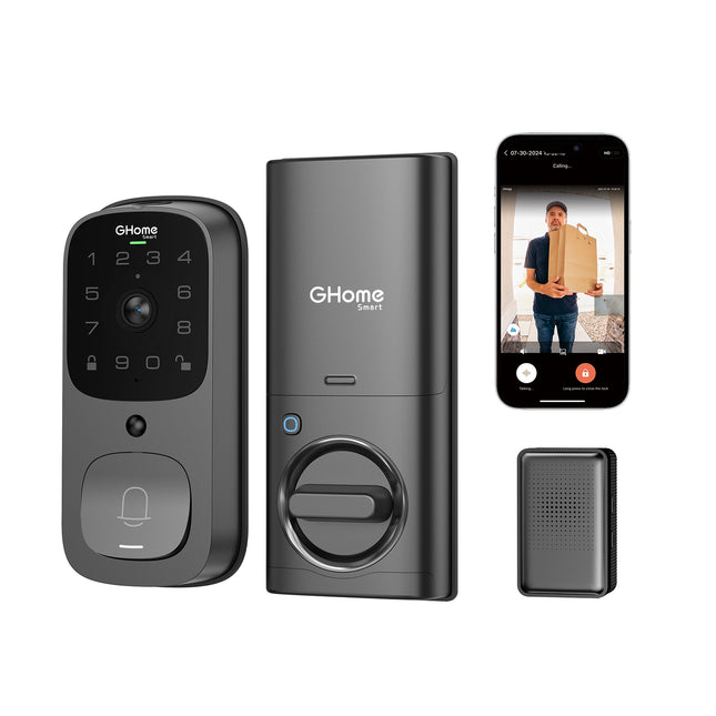 GHome Wi-Fi Video Smart Lock TouchScreen KD9