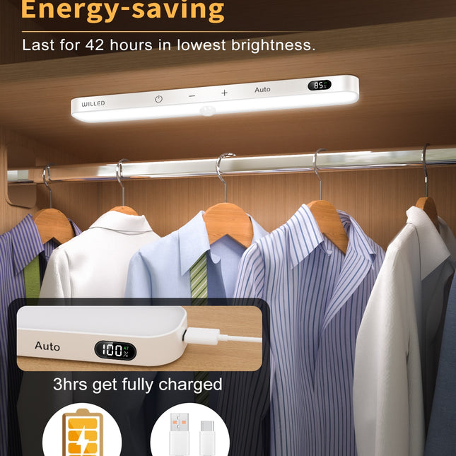 Motion Sensor Cabinet Light Battery Display