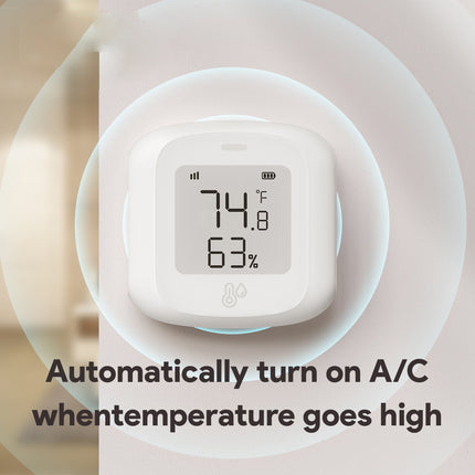 Smart WiFiTemperature and Humidity Sensor Indoor ST13