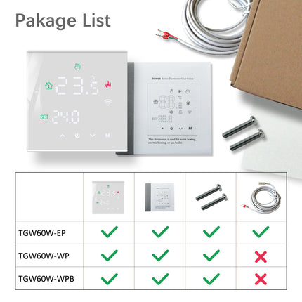 Smart WiFi Thermostat: Electric Underfloor Heating Controller