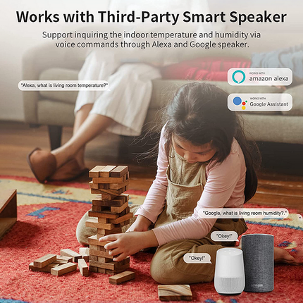 Smart WIFI Temperature Humidity Sensor ST1