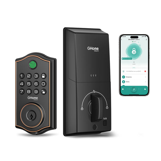 GHome Wi-Fi Smart Fingerprint Door Lock Keypad KD30