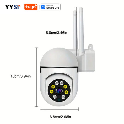 Smart Indoor Security Camera: 2.4G WiFi, Motion Tracking & Two-Way Audio