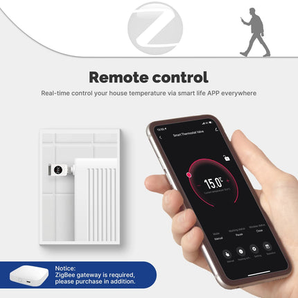 Smart Wifi Thermostatic Radiator Valve TRV