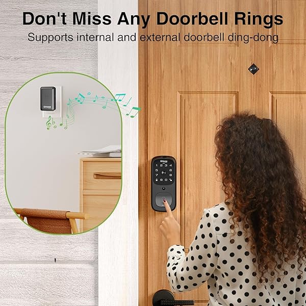 GHome Wi-Fi Video Smart Lock TouchScreen KD9