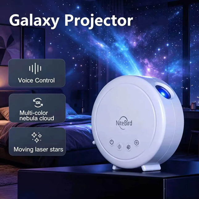 [PRE-ORDER] LB4 Starry Light Projector With Multiple Projector Slides NiteBird Smart LED