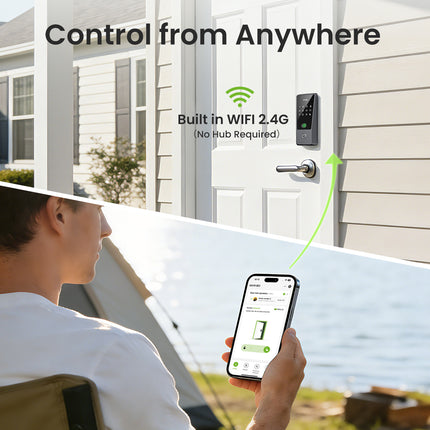 New! GHome Wi-Fi Smart Deadbolt Lock GHome KD10SE2