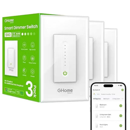 GHome Smart Dimmer Light Switch SW2