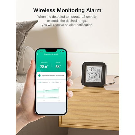 Smart WiFi Thermometer Hygrometer S09
