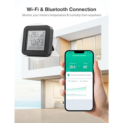 Smart WiFi Thermometer Hygrometer S09