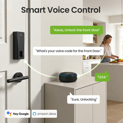 New! GHome Wi-Fi Smart Deadbolt Lock GHome KD10SE2