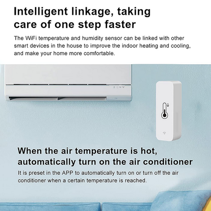 Smart WIFI Temperature Humidity Sensor ST1